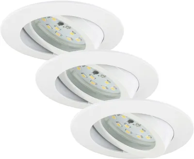 Obrázok produktu pre Briloner LED vstavané svietidlá biele sada 3 3xLED modul/5W