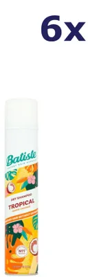 Produktbild von 6x Batiste Trockenshampoo 200 ml Tropical