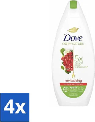 Produktbild von Dove Duschgel - Revitalisierend - Erfrischend - 225 ml - Vorteilspack - 4 Stücke