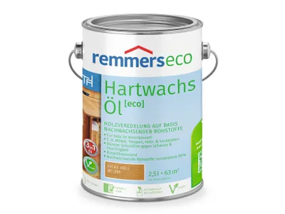 Produktbild von Remmers Hartwachs-Öl [eco] eiche hell (RC-365) 2,5 l, Leinölfirnis