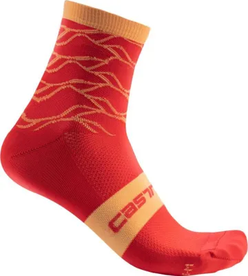 Zdjęcie produktu dla CASTELLI Klasyczne skarpety rowerowe – CLIMBER'S 3.0 – czerwone S-M