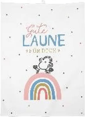 Produktbild von Sheepworld 47091 Geschirrtuch Gute Laune