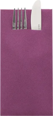 Produktbild von Airlaid Besteckservietten Amethyst, 40 x 40 cm, 75 Stück - Mank