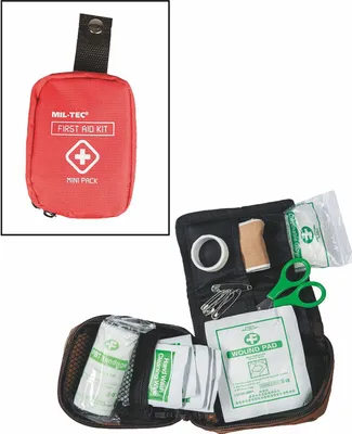 Produktbild von Mil-Tec Erste-Hilfe-Set Mini, rot
