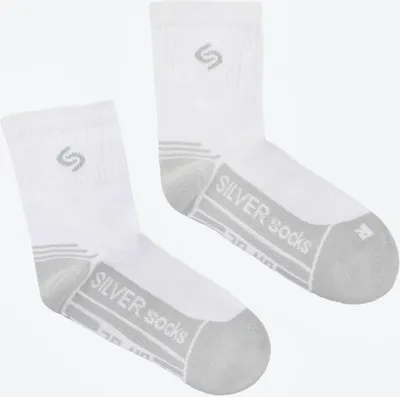 Produktbild von INMOVE ATHLETIC Socken D.SILVER Weiß/Grau 44/46