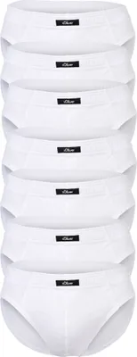 Produktbild von s.Oliver pánske slipy, 7-pack - Slipcase, bavlna, jednofarebné biele L