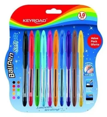 Image de Stylo jet souple 0,7 mm 10 couleurs