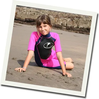 Produktbild von Konfidence Shortie Wetsuit Neopren Kinder Shortie Neoprenanzug Pink 7 - 8 Jahre (M)