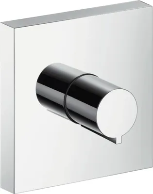 Zdjęcie produktu dla HansGrohe zawór odcinający podtynkowy Axor Starck zestaw prefabrykowany rozeta kwadratowa chrom 10972000