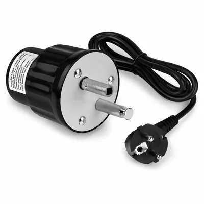Produktbild von Elektrischer Grillmotor 220-240V, Universal Drehspieß Antrieb für Grillspieß, Rotisserie Motor, automatische Rotation für Hähnchen Fleisch und Gemüse