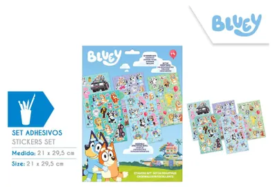 Zdjęcie produktu dla Naklejek Bluey 92Szt By00008