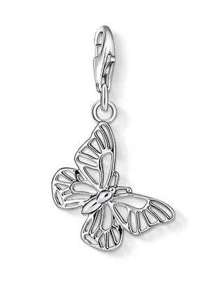 Produktbild von THOMAS SABO Damen Charm-Anhänger Schmetterling, 925 Sterling Silber