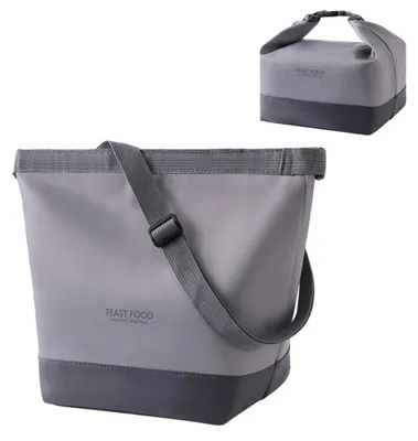 Image de Sac à dos isotherme INF en tissu Oxford, 35 cm x 28 cm x 15 cm, gris