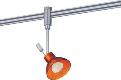 Produktbild von 975.74  Paulmann Phantom Spot Zaretti 50W GZ10 Chrom matt / Orange transparent