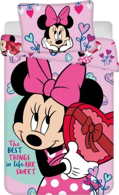 Immagine prodotto di Biancheria da letto per bambini Disney Minnie Sweets 100×135 cm, 40×60 cm