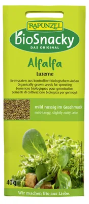 Imagen del producto de Rapunzel Alfalfa Luzerne bioSnacky 40g