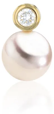 Produktbild von Luna-Pearls - 202.1707 - Anhänger - Damen - 750GG - Akoya-Zuchtperle und Brillant