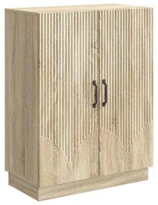 Produktbild von vidaXL Sideboard Sonoma-Eiche 66 x 34,5 x 87 cm Holzwerkstoff