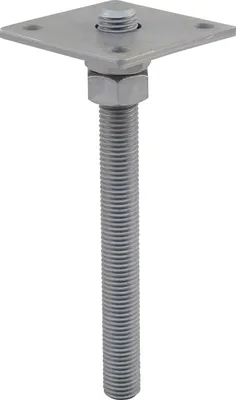 Image de Support de poteau PITZL type 11013.3201 revêtu ZiNiP à bétonner