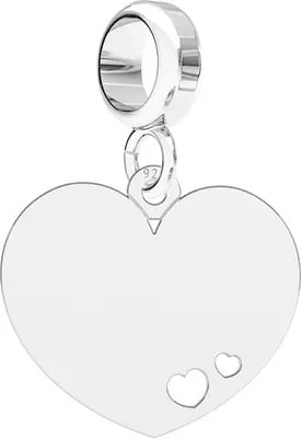 Image de Charms coeur argent Pendentif coeur amour ARGENT 925