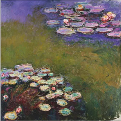 Produktbild von ARTland Wandbild Alu für Innen & Outdoor Seerosen. Größe: 40x40 cm
