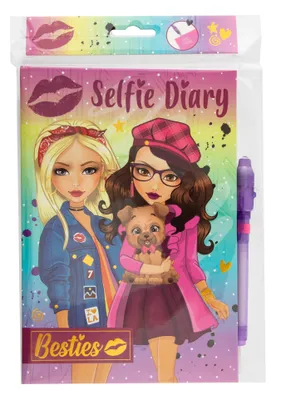Produktbild von Notizbuch mit Zauberstift Besties 21 x 15 cm.