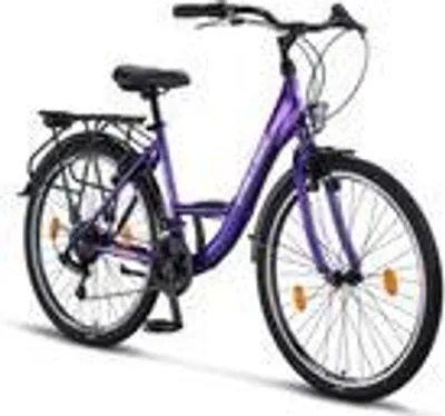 Produktbild von Chillaxx Bike Strada Premium City Bike in 24, 26, 28 Zoll - Fahrrad für Mädchen, Jungen, Herren und Damen - 21 Gang-Schaltung - Hollandfahrrad Citybike
