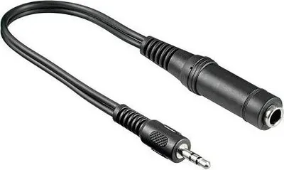 Obrázok produktu pre Allteq ALTQ-JACK-B-ADAP-015, 3,5 mm, samec, 6,35 mm, samica, 0,2 m, čierna