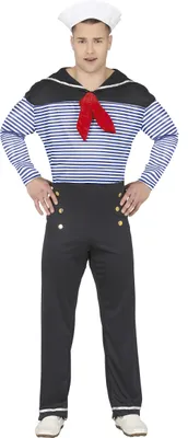 Imagen del producto de Traje de marinero para hombre, talla: M
