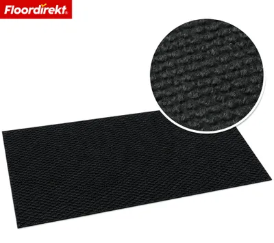 Produktbild von Schmutzfangmatte Hong Kong Pro Sauberlaufmatte rutschfest mit TPE-Rücken Schwarz 200 x 200 cm
