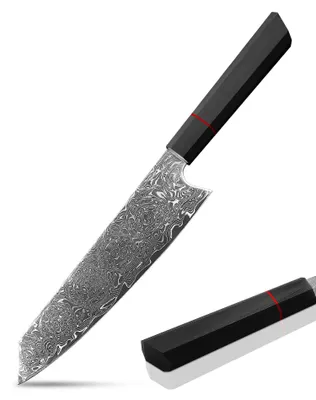Obrázek produktu pro Solidchoice – Profesionální nůž Kiritsuke z damaškové oceli – 20 cm