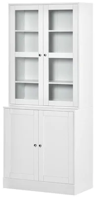 Imagen del producto de Estantería de madera maciza – Mueble de oficina y mueble para ordenador combinados – Color