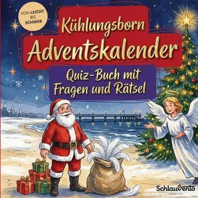 Produktbild von Kühlungsborn-Adventskalender: Quiz-Buch mit Fragen und Rätsel