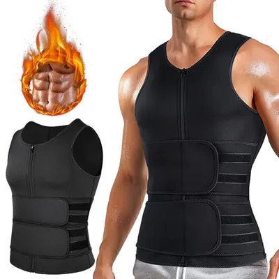 Produktbild von Bauchweggürtel Fitnessgürtel Schwitzgürtel Bauchweg Abnehmen Tailletrainer für Herren