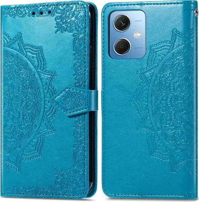 Obrázok produktu pre mandalová knižnica pre Xiaomi Redmi Note 12 - tyrkysová
