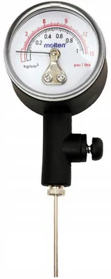 Produktbild von Molten - Ball-Luftdruckmessgerät PP4926 (Einheitsgröße) (Grau/Schwarz)