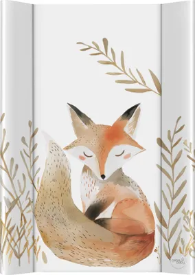 Produktbild von Entzückender und bequemer Premium 50x70 Basic Red Fox Wickeltisch mit Griffen
