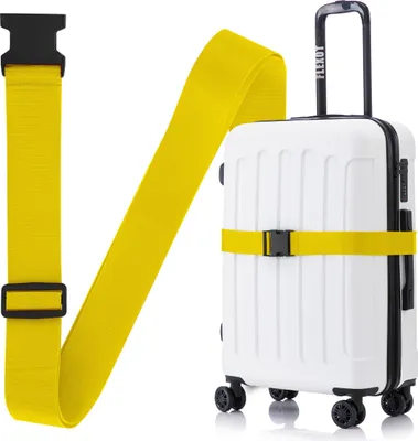 Immagine prodotto di Cinghia per valigie Flexot® con fibbia a clip - Cinghia per valigie, cinghie per valigie da viaggio, cinghia di fissaggio per valigie da viaggio, cinghia per bagaglio a mano e trolley