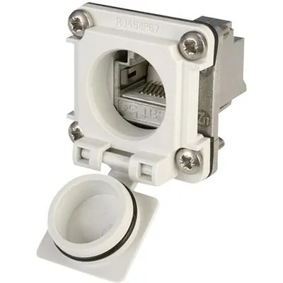 Obrázok produktu pre Telegärtner J00020A0483, Šedá, Cat6, IP67, 1 kusov