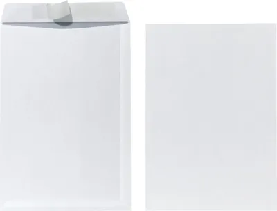 Produktbild von Versandtaschen C4 Haftklebung VE=10x25 Stück weiß 90g/qm
