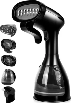 Produktbild von MalTec Dampfglätter in praktischer Reisegröße HDS5000W | Tragbare Steamer 280ml Wassertank | Reisebügeleisen 7 in 1 Entfernt Hundehaare