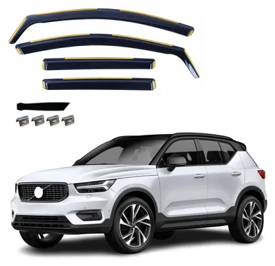 Image de Kit complet de 4 déflecteurs de vent pour Volvo XC40, modèle 2019 et suivants