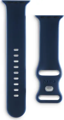 Produktbild von Hama Armband Fantastic Feel für Apple Watch 38/40/41mm, Blau