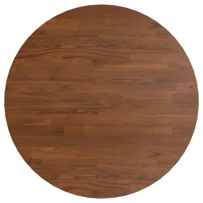 Immagine prodotto di Piano Tavolo Rotondo Marrone Scuro Ø60x1,5 cm Rovere Trattato