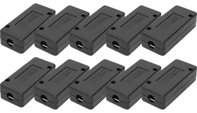Produktbild von Digitus Verbindungsmodul CAT 7 - 10 Stk., Cat7, Schwarz, Acrylnitril-Butadien-Styrol (ABS), 80 mm, 35 mm, 26 mm