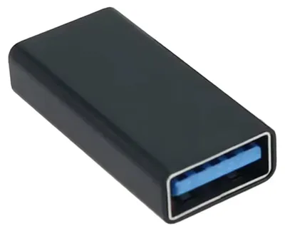 Produktbild von USB-Kupplung USB-A Buchse auf USB-A Buchse USB 3.0 mit 5Gbps in Schwarz