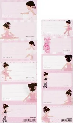 Produktbild von Ballerina Notizbuch Aufkleber 536029