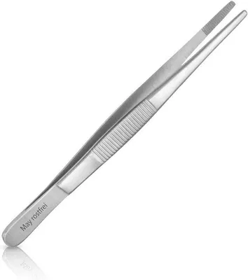 Produktbild von Technische Pinzette 15 cm - Modellbau, Elektriker, Industrie - Edelstahl