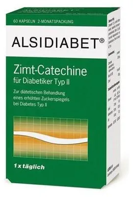 Produktbild von Alsidiabet Zimt-Catechine f.Diab.Typ II 1xtägl.Kps 60 St