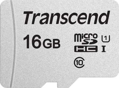 Produktbild von SD microSD Card 16GB Transcend SDHC USD300S (ohne Adapter)
